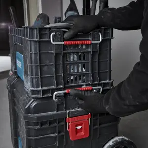 Erbauer Connecx Modular Storage Black 22in Tool caddy