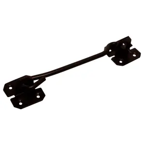 Blooma Black Steel Cabin hook, (L)152mm