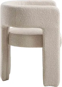 Greenwich Light Taupe Boucle Dining Chair - Dining Room Chairs - Dining Table Chairs - Daals - Dining Chairs