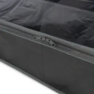 Compactor Plastic 12 compartment Underbed Shoe storage bag