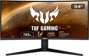 ASUS 34" TUF Gaming VG34VQL1B 3440X1440 VA 165Hz 1Ms Freesync Curved Widescreen Gaming Monitor