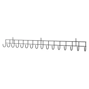 House of Home Tool & Garden Storage Rack Metal Wall Hanging Shed Hooks For Gardening Tools