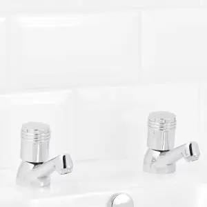 GoodHome Annagh Contemporary Basin Pillar Tap