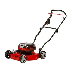 Einhell 48cm Cordless Mulching Lawnmower With Steel Deck 36V Brushless Power X-Change GE-CM 36/48 Li BODY ONLY