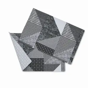 Catherine Lansfield Dining Larsson Geo 30x46 cm Placemat Pair Grey