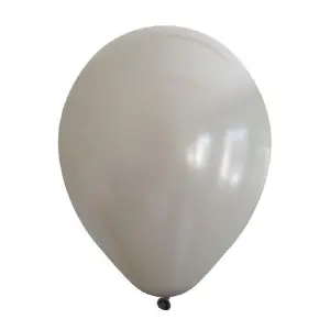 Kalisan Latex Retro Balloons (Pack of 100) Grey (One Size)