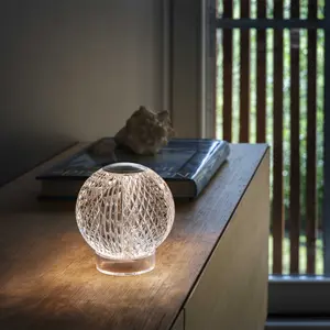 Ideal Lux Diamond Globe Table Lamp 300Lm 3000K