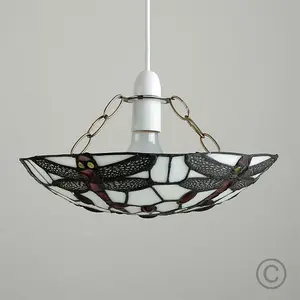 ValueLights Tiffany Multicolour Ceiling Pendant Shade