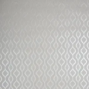 GoodHome Nitida Beige Glitter effect Art deco Textured Wallpaper