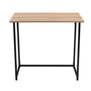 MCC Direct Boston Folding Computer Desk Table Natural