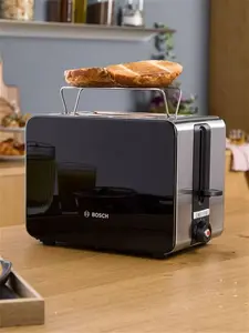 Bosch Sky Compact 2 Slice Toaster, Black