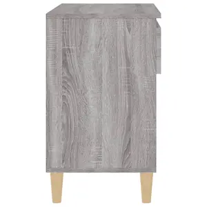 Berkfield Shoe Cabinet Grey Sonoma 70x36x60 cm Engineered Wood