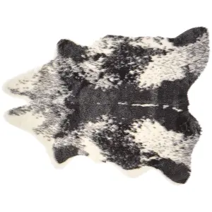 Faux Cowhide Area Rug Black 60 x 90 cm NAMBUNG