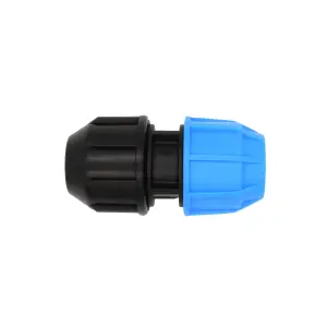 FloPlast Compression Straight Reducing Pipe fitting adaptor (Dia)55.5mm