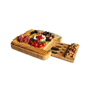 SoulMoetye Bamboo Cheese Board