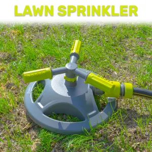 Outdoor turf garden watering/ lawn/grass sprinkler, rotating, adjustable,