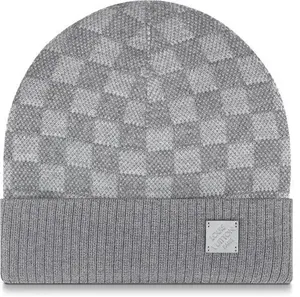 Louis Vuitton® - Néo Petit Damier Beanie - Wool - Gris Clair - Men - Luxury