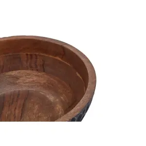 Interiors by Premier Kara Small Wooden Bowl