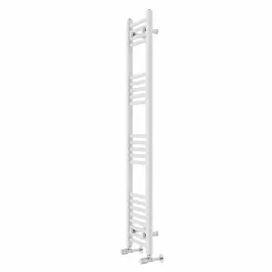 Rinse Straight Bathroom Heated Towel Rail Ladder Radiator White 1400x300mm