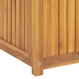 Berkfield Garden Box 175x50x55 cm Solid Wood Teak