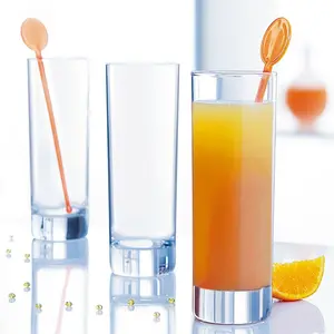 URBNLIVING 15cm Height Set of 12 High Ball Glasses 220ml