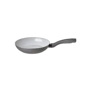 Prestige Earth Pan Grey Round Aluminium Induction Suitable Eco-Friendly Non-Stick Open Frying Pan 24cm