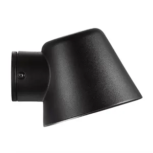 Nordlux Aleria Outdoor Patio Terrace Garden Wall Light In Black (Height) 11.3cm