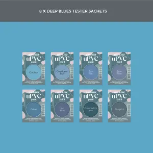 Rust-Oleum Blue Matt uPVC Paint Tester Samples - 10ml