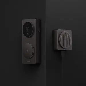 Aqara Smart Home G4 Video Doorbell with Facial Recognition & Chime Supports Apple Home, Alexa, Google