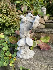 Frog with Umbrella Garden Ornament