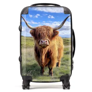 Highland Cow In Summer Suitcase - Cabin