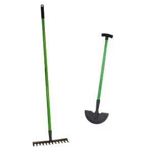 Garden Rake and Grass Lawn Border Edger Edging Gardening Cutting Trimmer