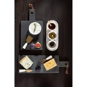 Maison by Premier Marble Luxe 4 Piece Tapas Set