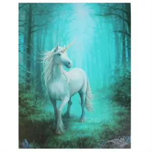 Anne Stokes Forest Unicorn Canvas Multicoloured (Small)