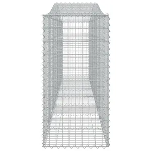 Berkfield Arched Gabion Baskets 20 pcs 400x50x100/120 cm Galvanised Iron