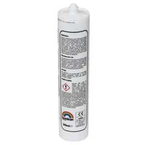 Rainbow RAL 7047 Coloured Silicone Sealant Telegrey 4 300ml Durable & Anti-Mould For Kitchen, Bathroom & Showers