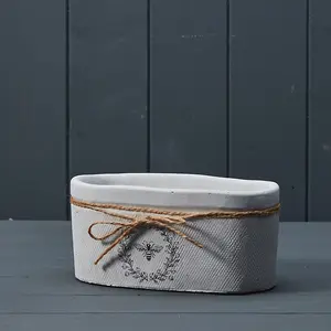 The Satchville Gift Company White Bee Trough