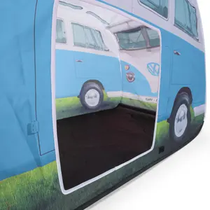 Volkswagen Blue Camper van Pop up 3-man Tent