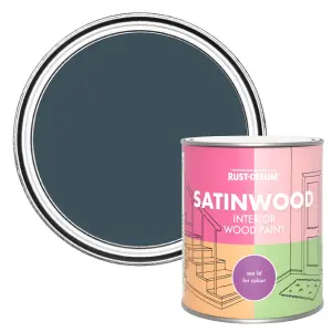 Rust-Oleum Evening Blue Satinwood Interior Paint 750ml