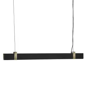 Nordlux Lilt Indoor Dining Kitchen Metal Pendant Ceiling Light in Black (Diam) 11.5cm