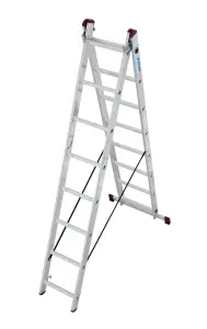 Krause Corda 2 Section Combination Ladder - 2x8 Rung (3.9m)