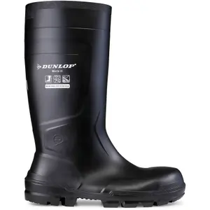 Dunlop Work-It Full Safety Wellington Black