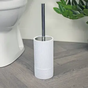 Showerdrape Tranquil Pale Blue Toilet Brush & Holder