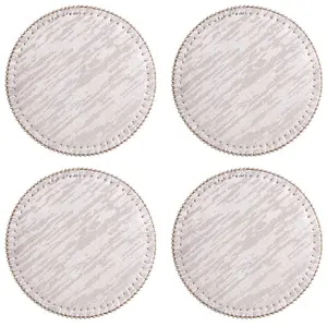 Maison by Premier Knightsbridge Set Of 4 Round Coasters