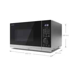 Sharp YC-PC254AU-S 25L 900W Microwave Oven with Grill and Convection - Black