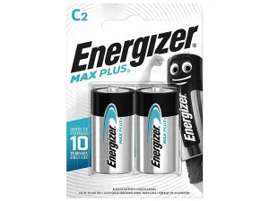 Energizer S13461 MAX PLUS C Alkaline Batteries (Pack 2) ENGMAXPC2