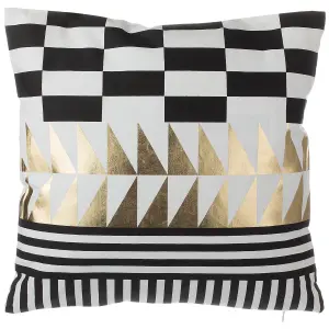 Set of 2 Cushions DALIA Cotton 45 x 45 cm Geometric Multicolour