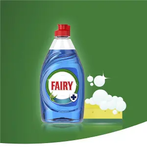 Fairy Platinum Antibacterial Eucalyptus Washing Up Liquid, 383 ml x 3