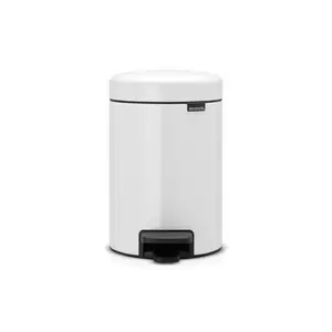 Brabantia NewIcon 3 Litre Soft Closing Pedal Bin White