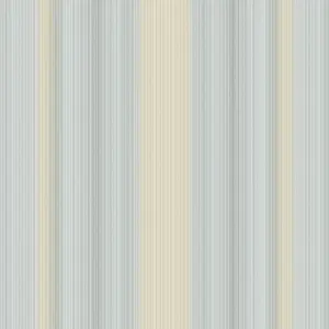 Galerie Classic Silks 3 Blue Shaded Silk Stripe Embossed Wallpaper